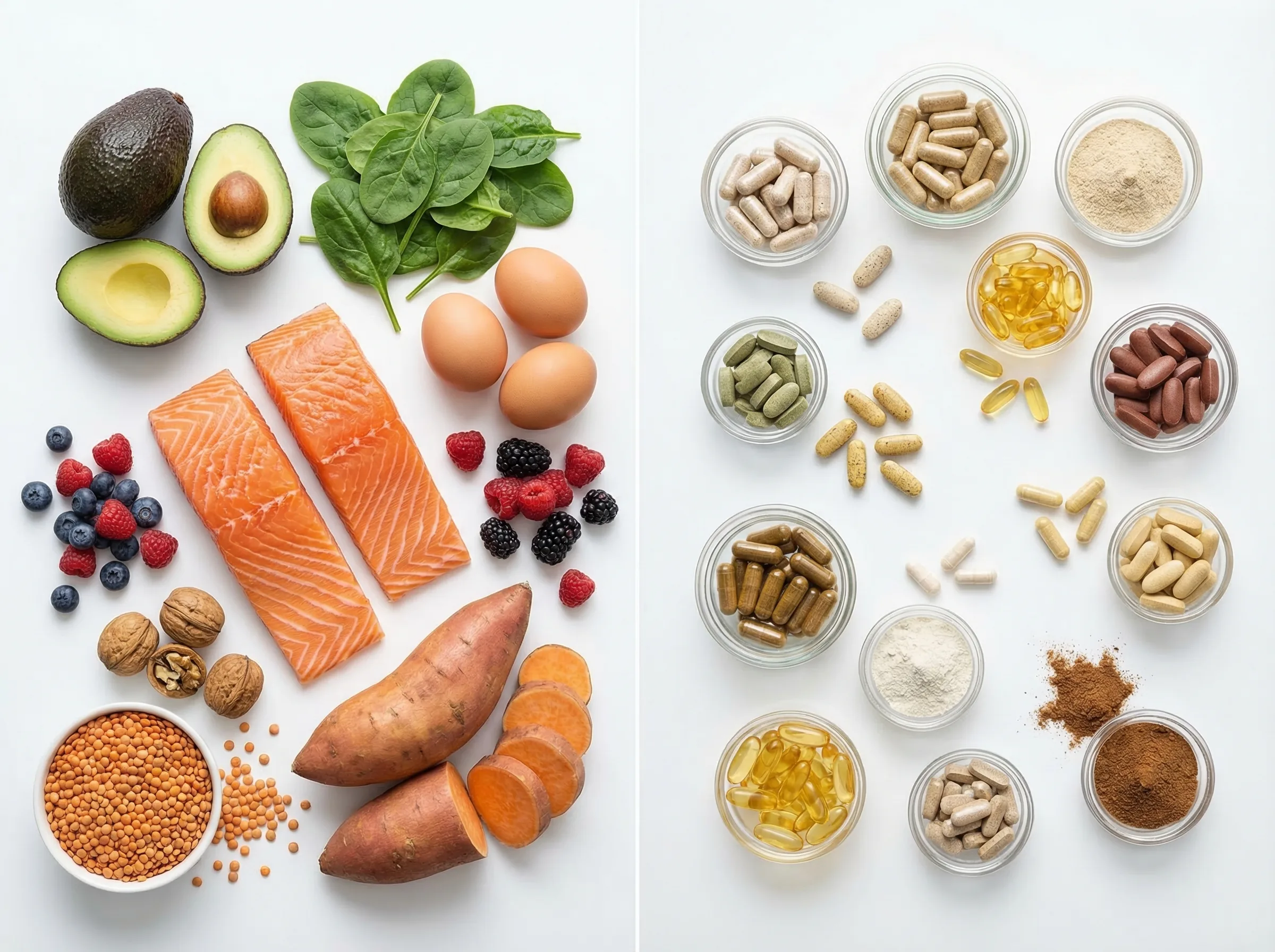Compléments vs Greffe de Cheveux — Tableau Comparatif | Renaissance Clinique Comparaison compléments alimentaires vs greffe de cheveux : efficacité, durée, coût et résultats pour la perte de cheveux masculine