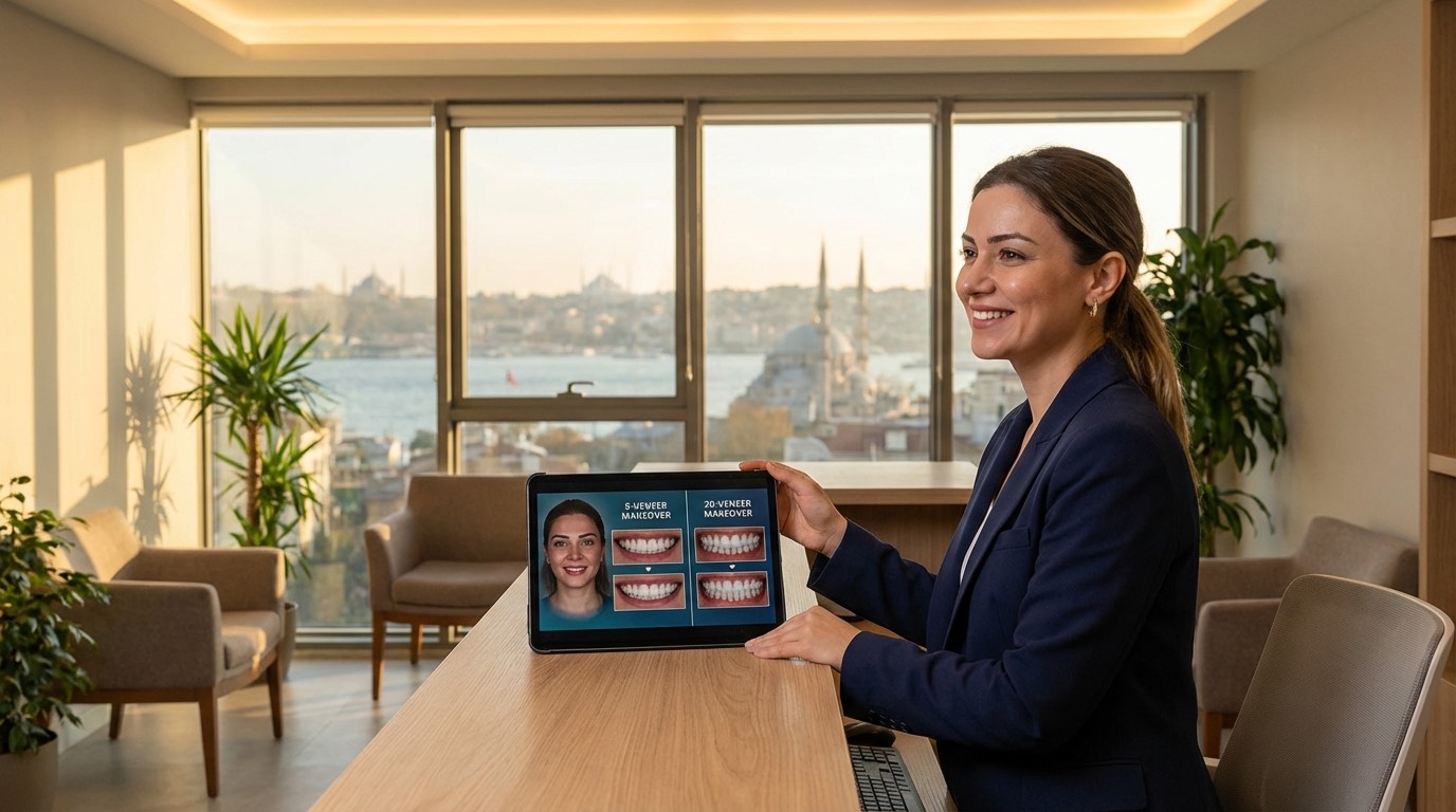 Forfaits facettes dentaires Istanbul 2026 | Renaissance Clinique Forfaits facettes dentaires Renaissance Clinique Istanbul : options 6, 8, 10 et 20 facettes