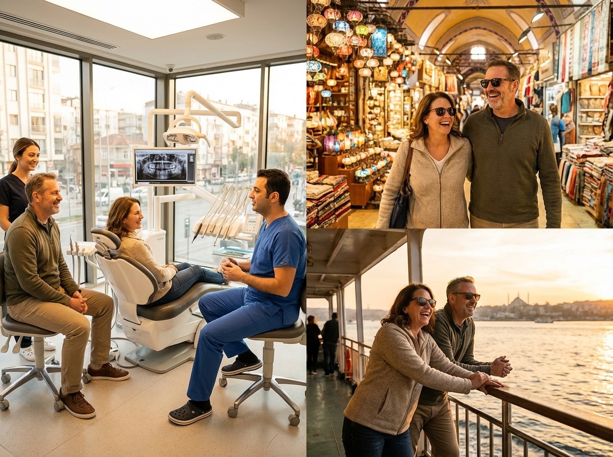 Patient en tourisme médical à Istanbul : visite du Bosphore et des monuments historiques entre les rendez-vous dentaires